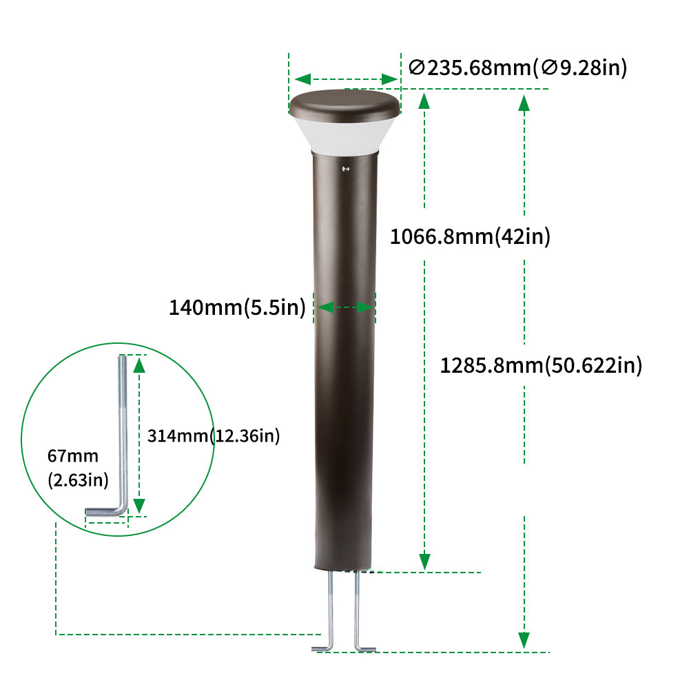 Haloitte Lighting LED Bollard Light