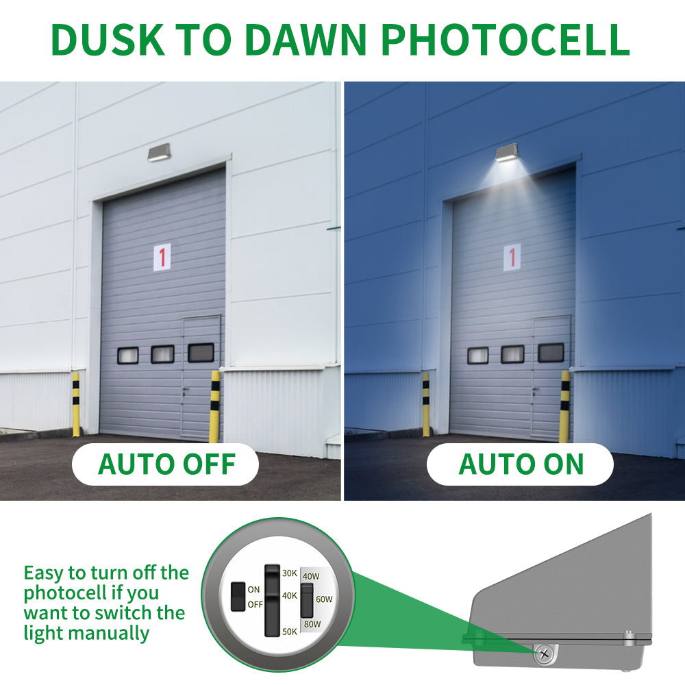 Haloitte Lighting LED Full Cutoff Wall Pack Light