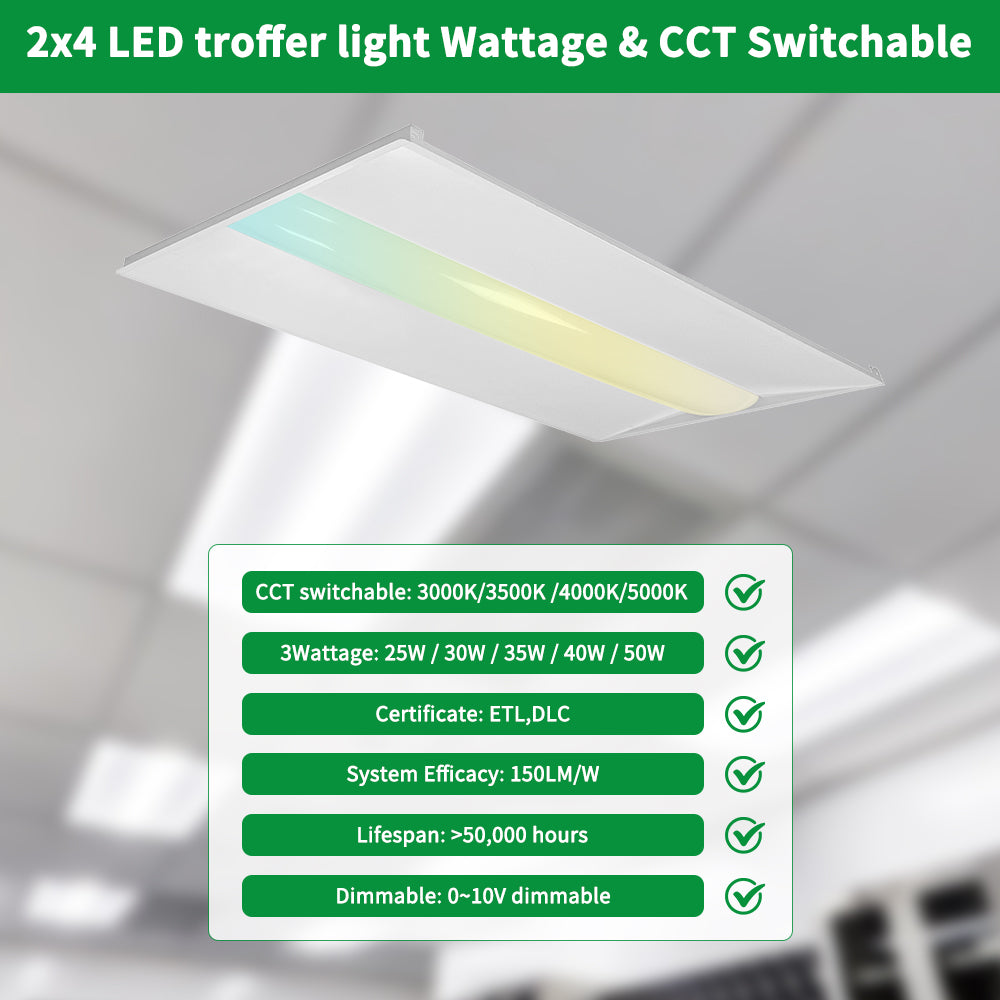 Haloitte Lighting 2x4ft Troffer Light