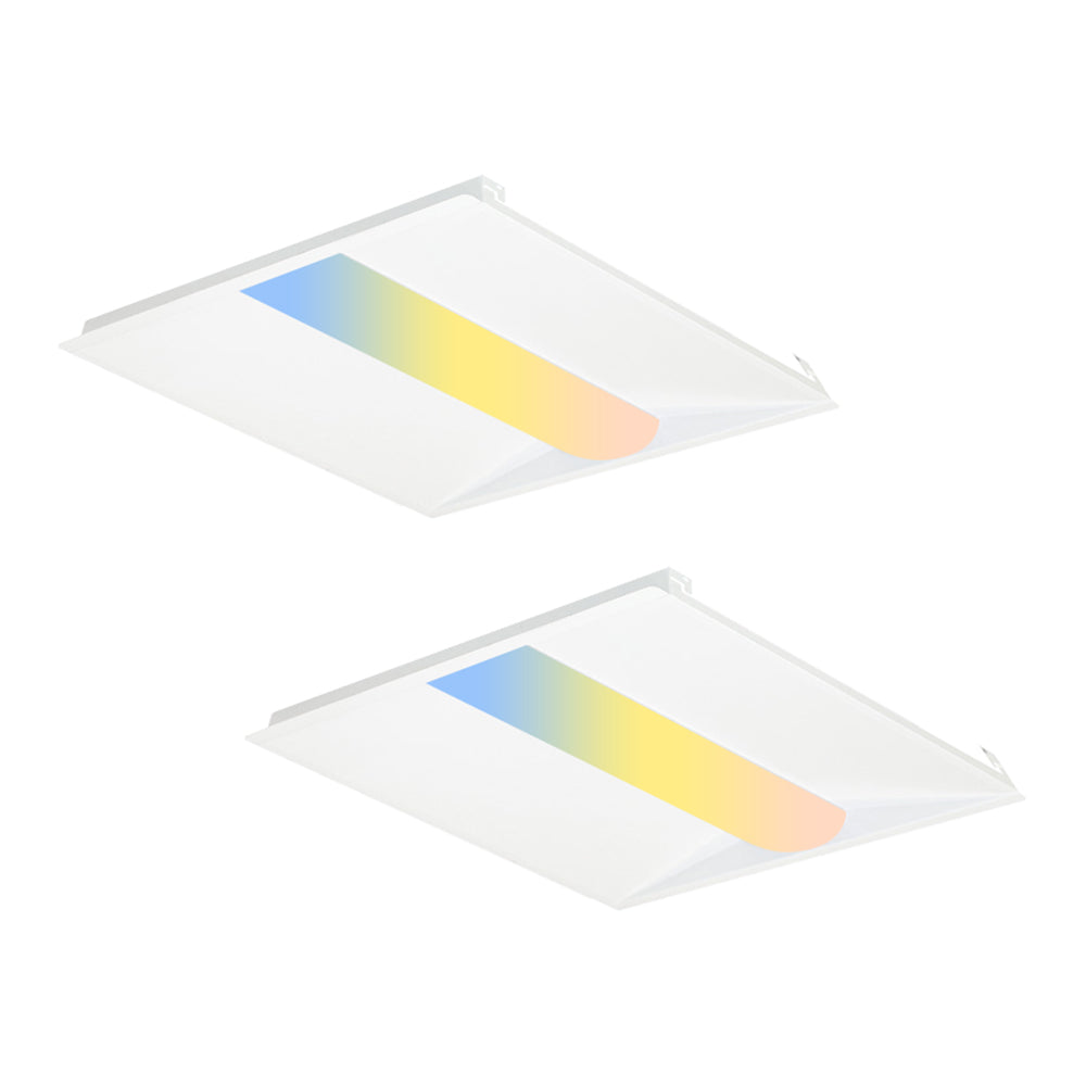 Haloitte Lighting 2x4ft Troffer Light with Emergency Battery Office Light