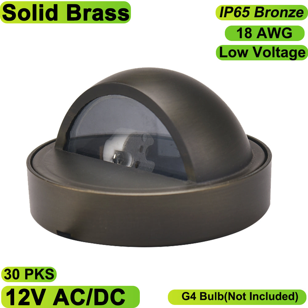 Haloitte Solid Brass Deck Light