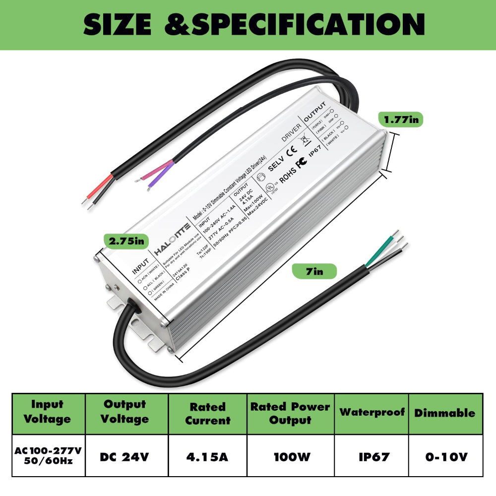 Haloitte Lighting LED Driver 100W