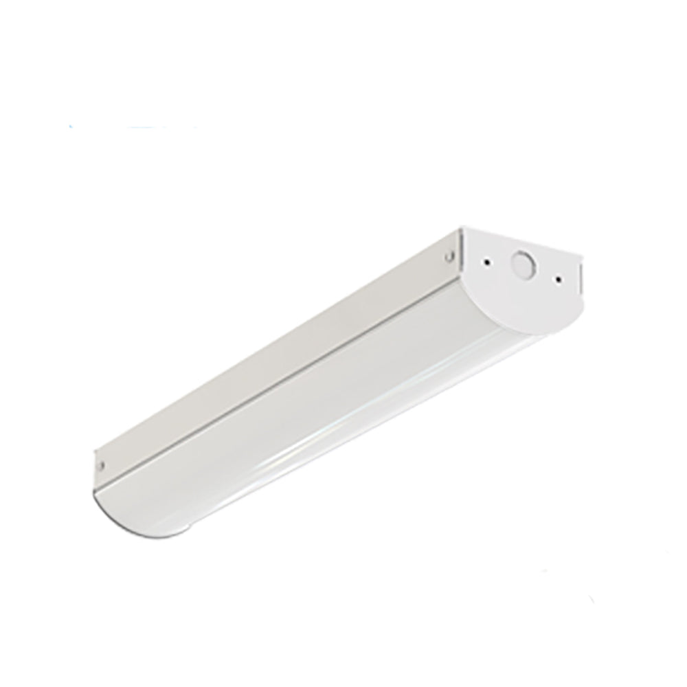 120-277Vac 2FT LED Linear Stairwell Light, 30W/20W/15W/10W Selectable Wattage and CCT 5000K/4000K/3500K, 0-10V Dim