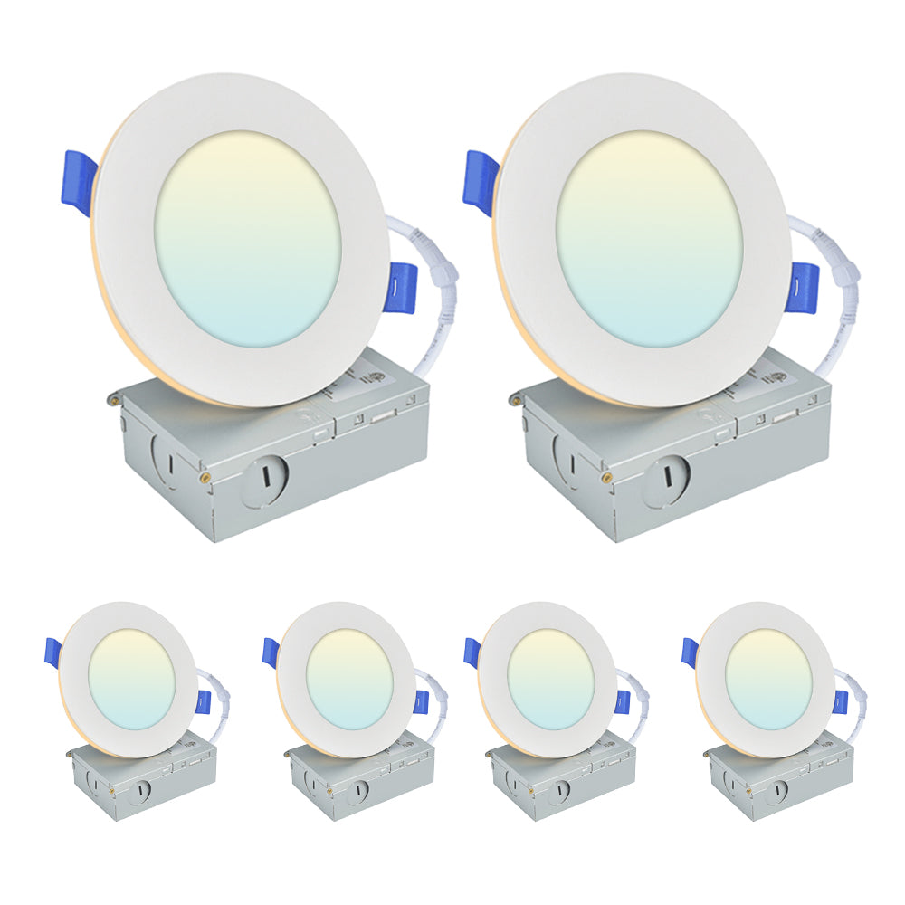 Haloitte Lighting 4 Inch Retrofit Recessed Downlight with Night Light