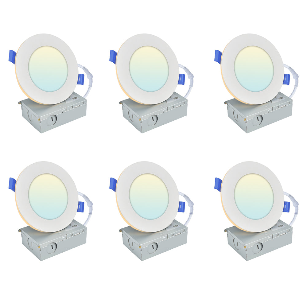 Haloitte Lighting 6 Inch Retrofit Recessed Downlight With Night Light