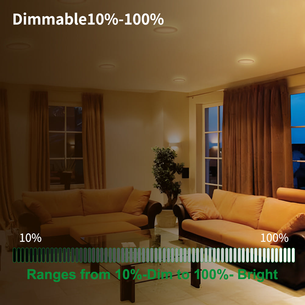 Haloitte Lighting 6 Inch Retrofit Recessed Downlight With Night Light
