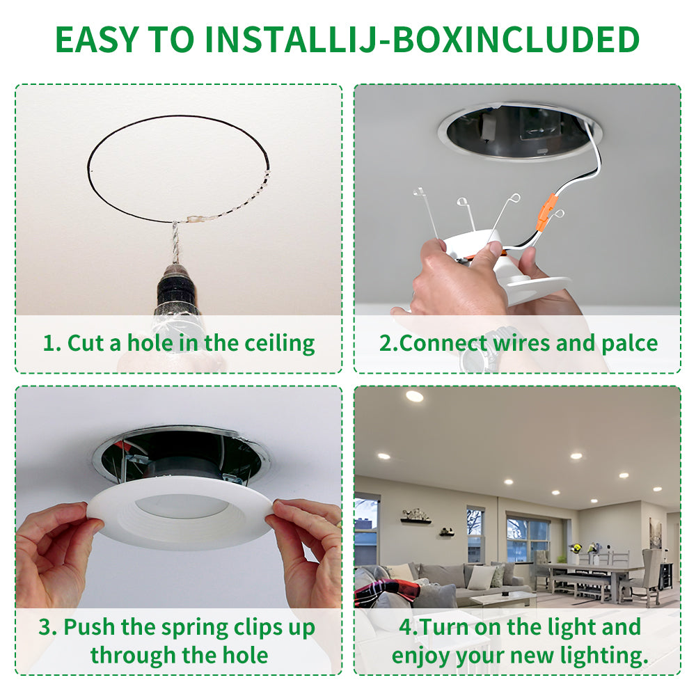 Haloitte Lighting 6 Inch Retrofit Recessed Downlight