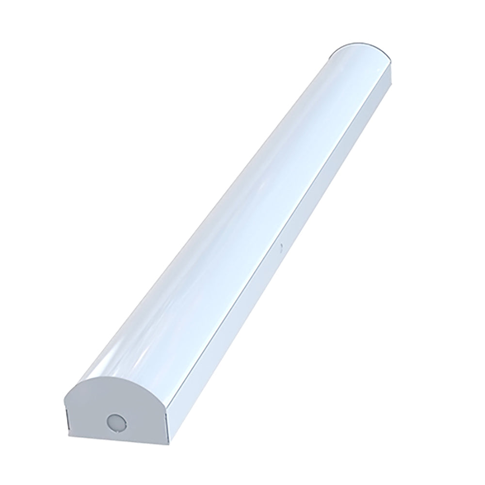 120-277Vac 8FT LED Linear Stairwell Light, 80W/70W/60W/45W Selectable Wattage and CCT 5000K/4000K/3500K, 0-10V Dim