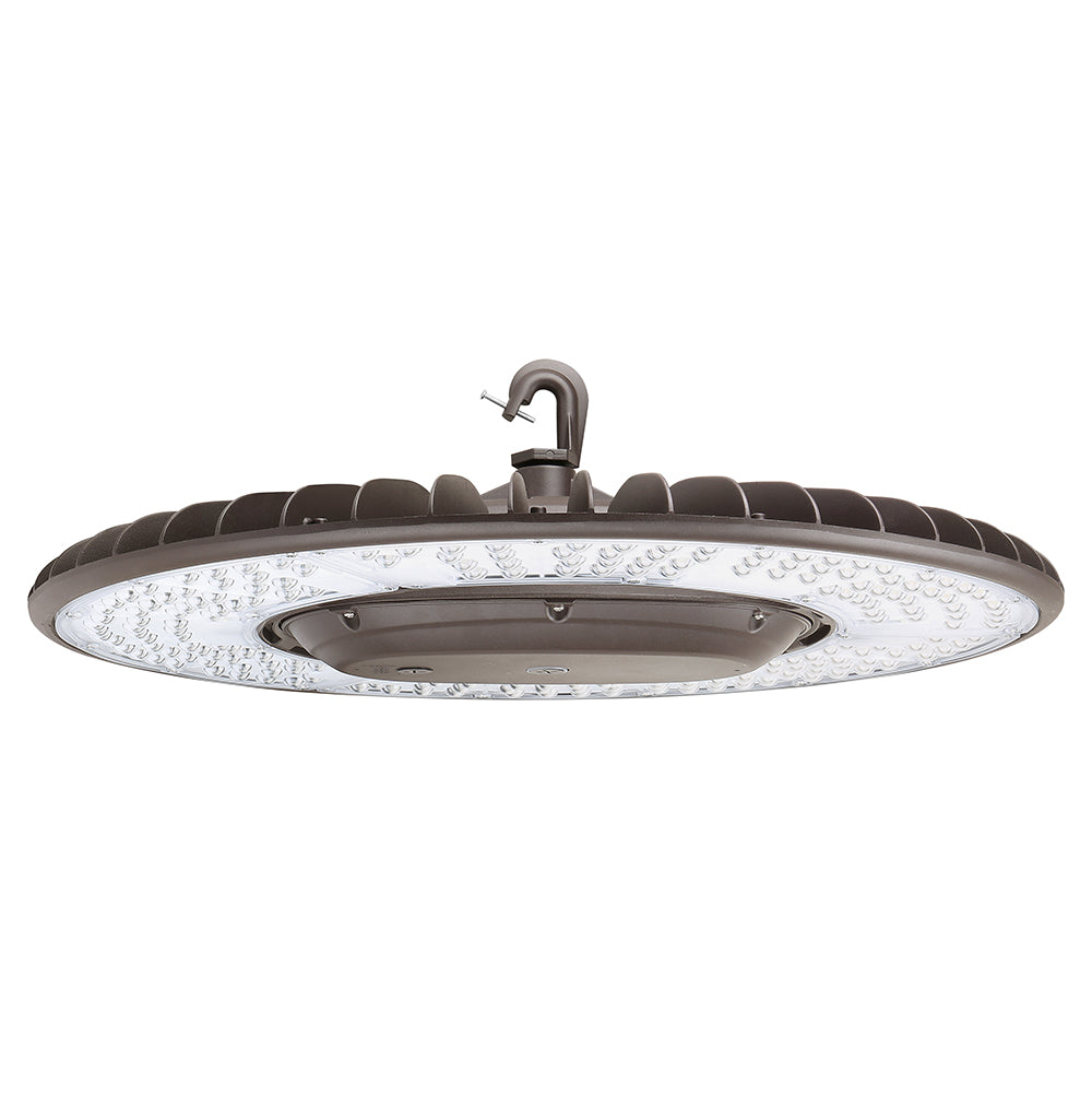 347-480Vac LED UFO High Bay Light, 410W/328W/246W/164W Selectable Watts, 5000K, 0-10V Dim