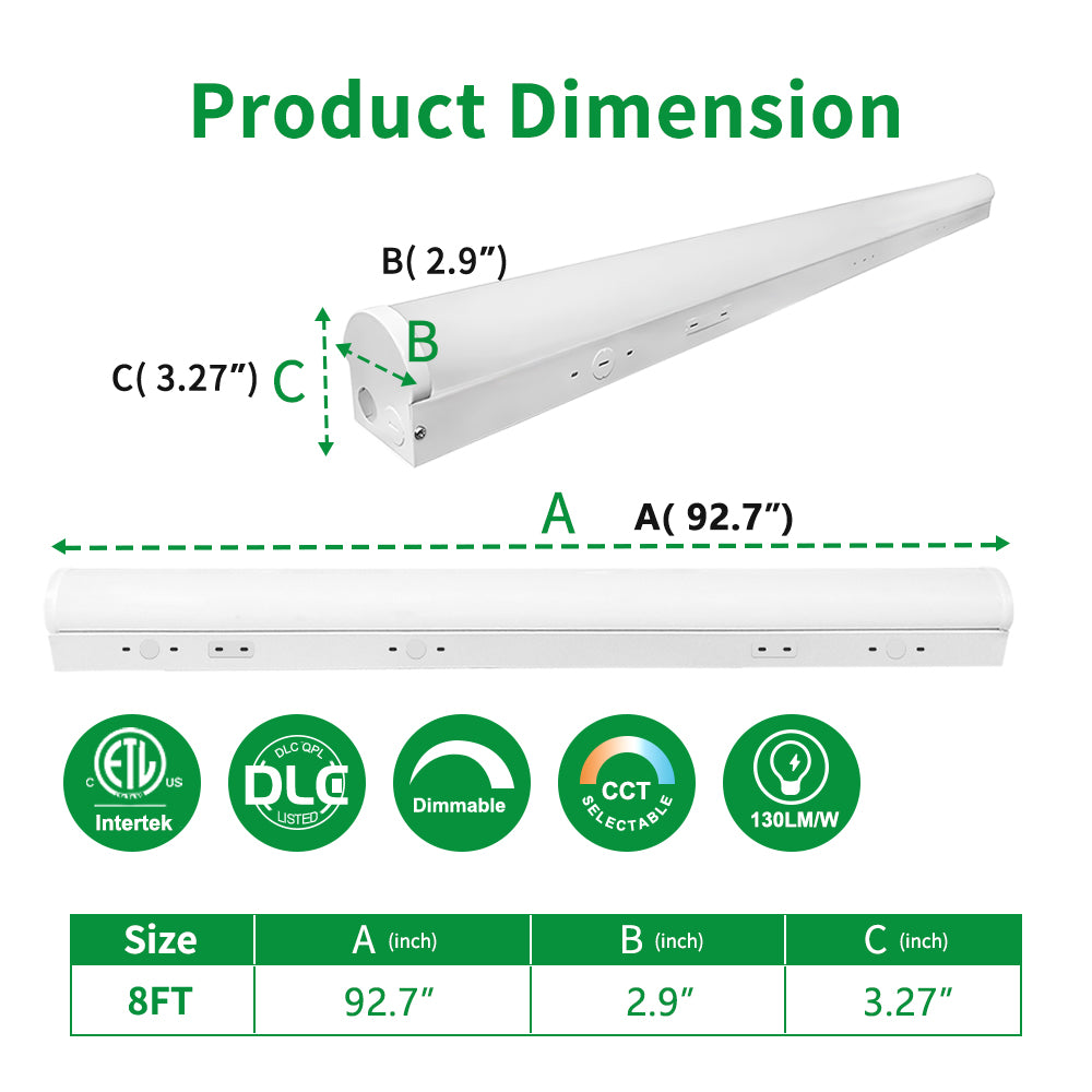 Haloitte Lighting 8FT Linear Strip Light